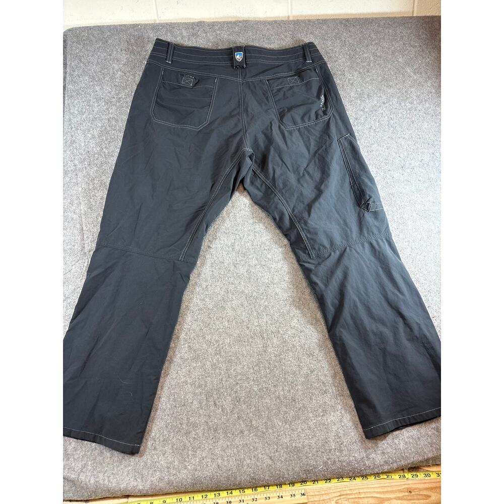 Kuhl Cargo Pants Mens Black Tactical Hiking Performance Straight Stretch 40x30